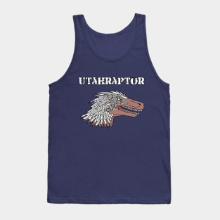 Utahraptor Head Tank Top